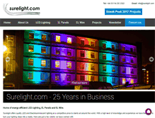 Tablet Screenshot of news.surelight.com
